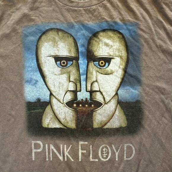 Pink Floyd Division Bell 1994 Tour Reprint Band Tee XL Brown - Picture 2 of 5